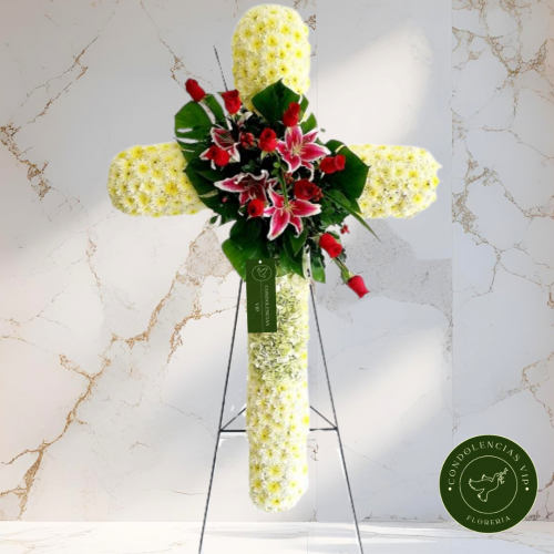 CRUZ DE ROSAS Y LILIUM